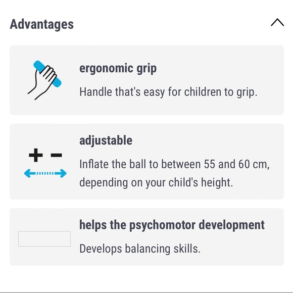 Kids Hopper Ball by Decathlon in Pink Colour, size 60 cm - Picture 7 of 9